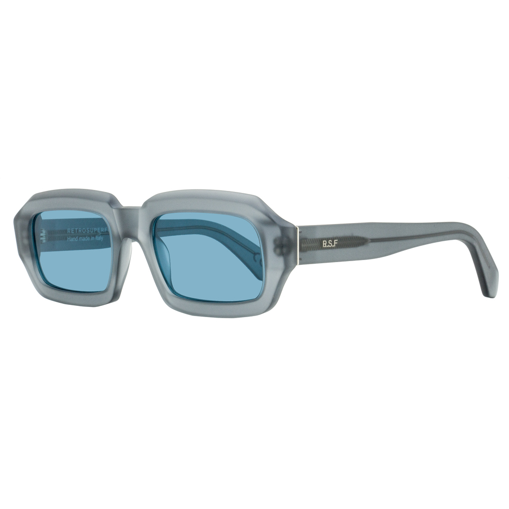 Retrosuperfuture Rectangular Sunglasses Fantasma 8L8 Matte Denim 54mm